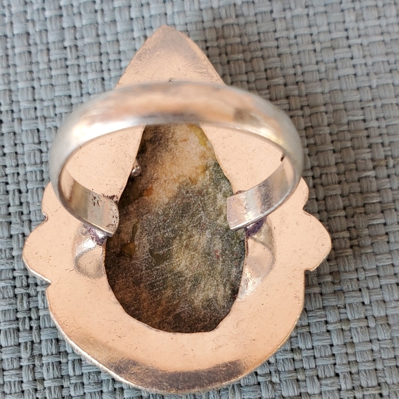 ***Sale*** New Ruby in Fuchsite 925 Silver Ring. - Picture 12 of 12